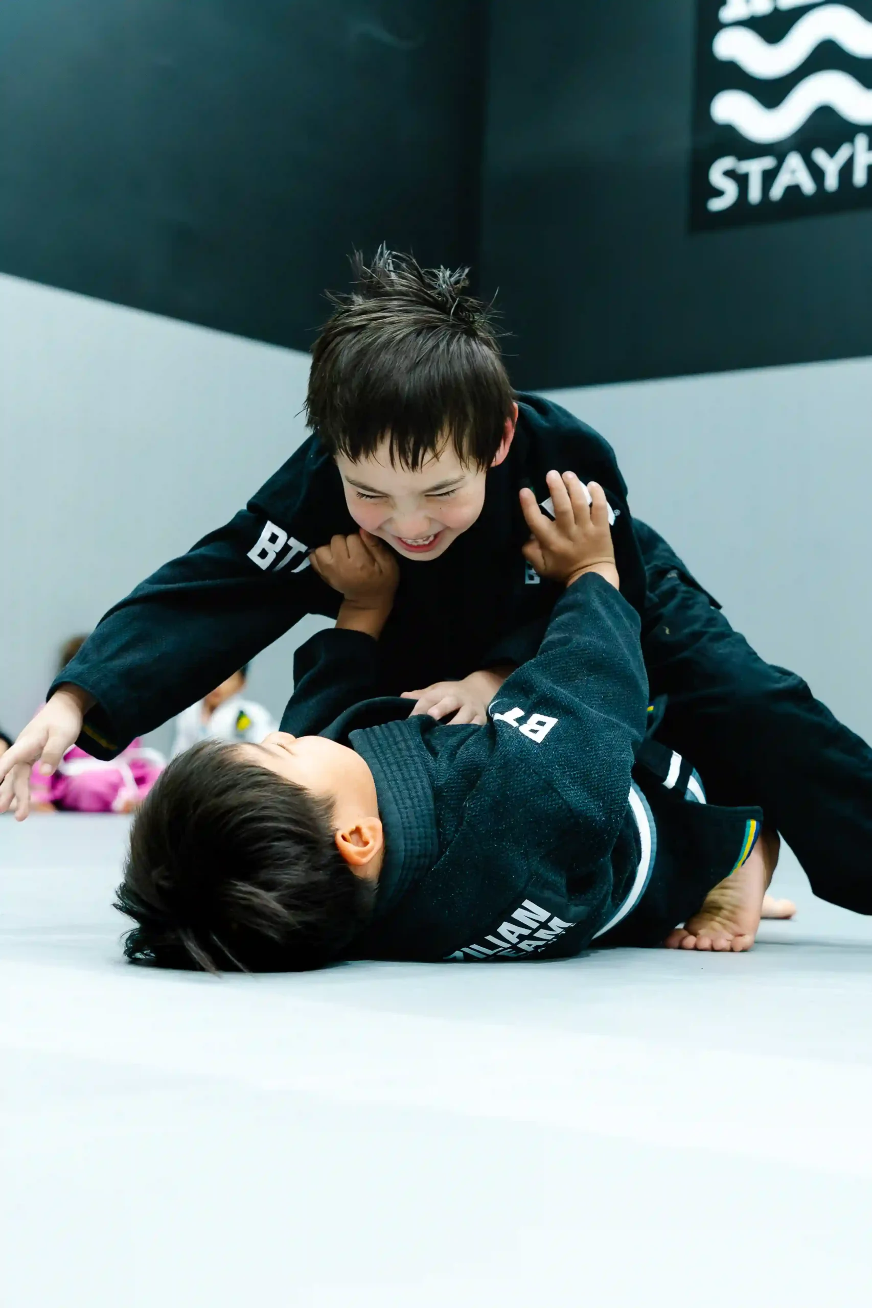 Kids Brazilian Jiu-Jitsu class at Total MMA Studios